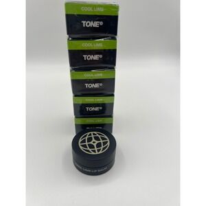 Lot of 5 Tone Premium Lip Balm Cool Lime 0.36oz Jars New In Box Hydrating Balm